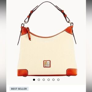 Dooney & Bourke Bone Pebble Grain Hobo Bag